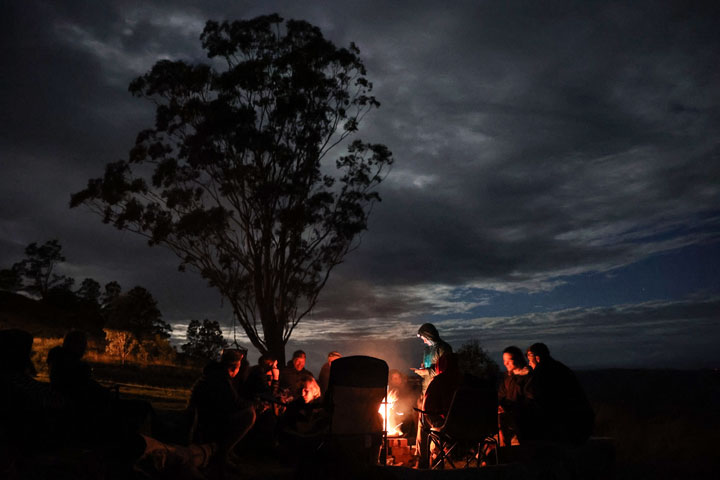 Camping for Do it in a Froq climbing event, Cath and Kens property, Greenhill, Boonah