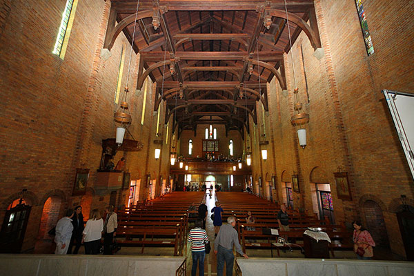 The inside of St. Brigid’s Church, but facing the other way!