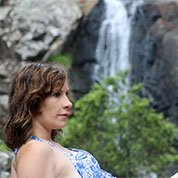 Shandina at Cedar Creek Falls