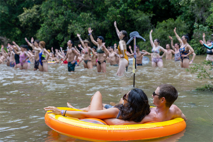 Water Aerobics, Creek, Yonder Festival 2021