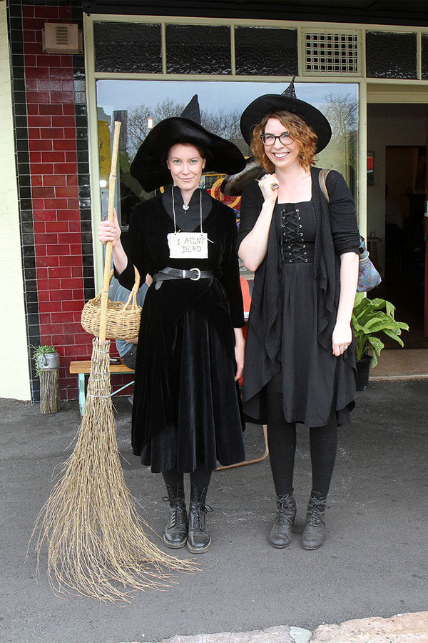 Two witches, bewitching, I assume