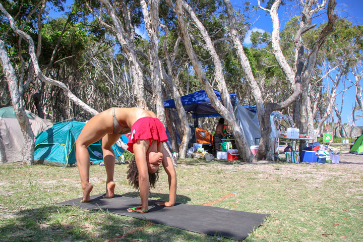 Adder Rock Camping, Island Vibe Festival 2018, Stradbroke Island