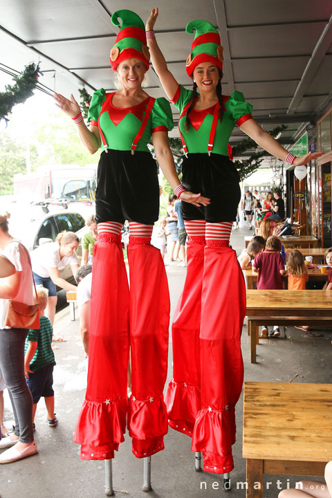 Christmas Elves at the Paddington Christmas Fair