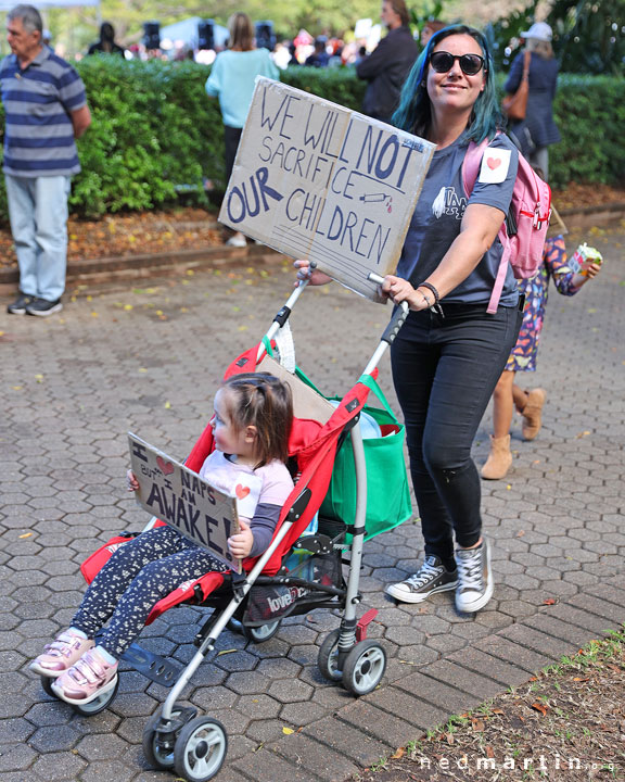 Freedom Rally, Brisbane Botanic Gardens