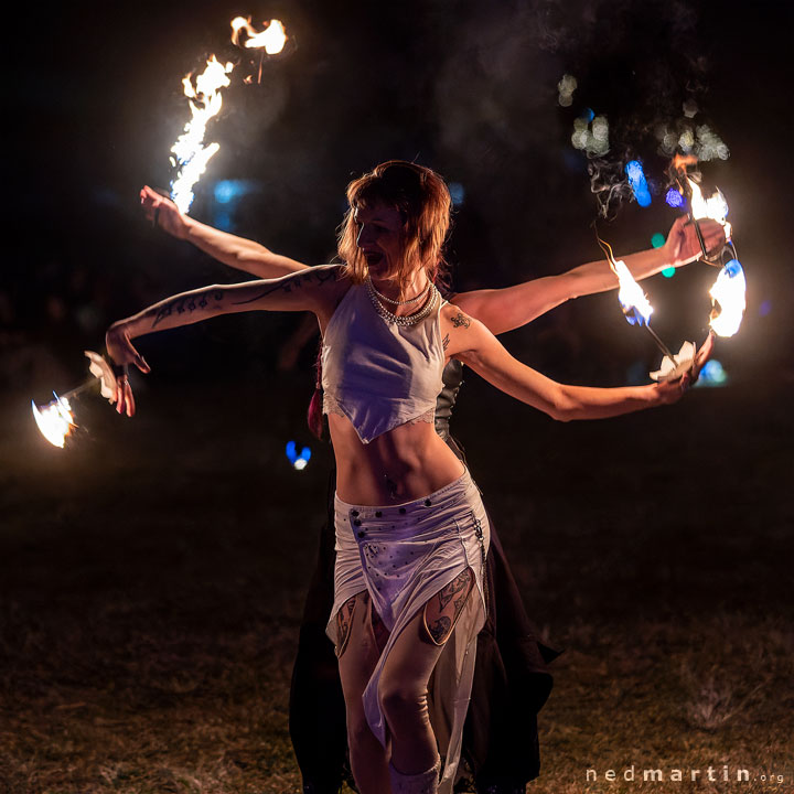 Jaelith Amber Fey, Yaolina Kay, West End Fire Festival, Brisbane