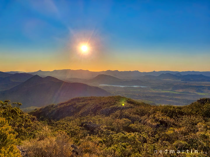 Sunset from Mt Maroon