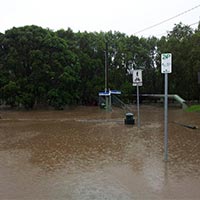 Flooding at Stones Corner