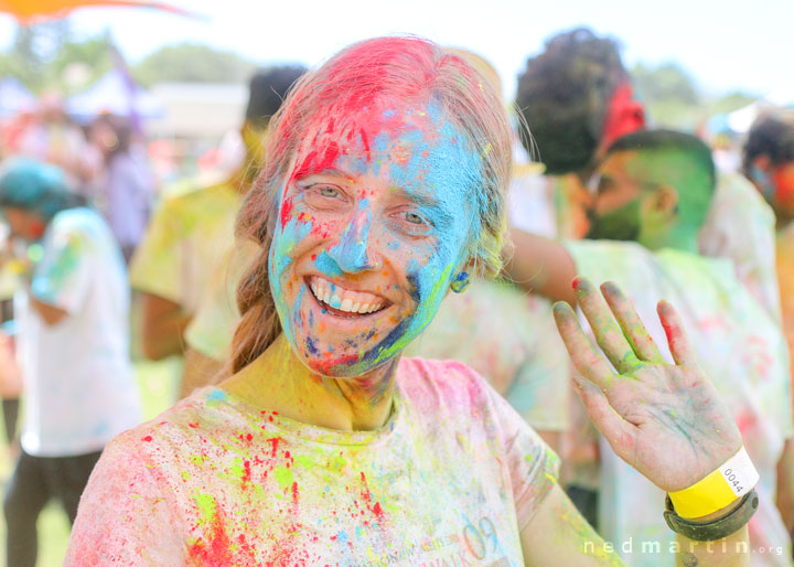 Bronwen, Gold Coast Colour Festival HOLI, Broadwater Parklands