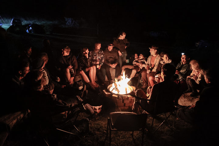 Bronwen, Camping for Do it in a Froq climbing event, Cath and Kens property, Greenhill, Boonah