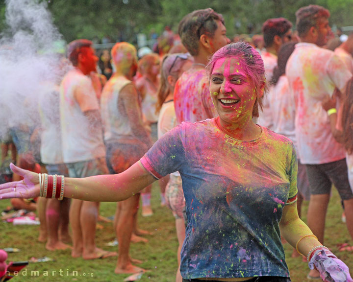 Brisbane Holi - Festival of Colours, Rocks Riverside Park, Seventeen Mile Rocks