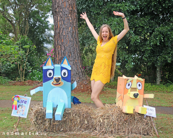 Bronwen at the Tamborine Mountain Scarecrow Festival