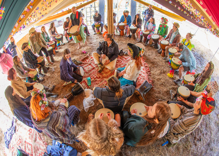 Feel the rhythm drum workshop, Jungle Love Festival 2022