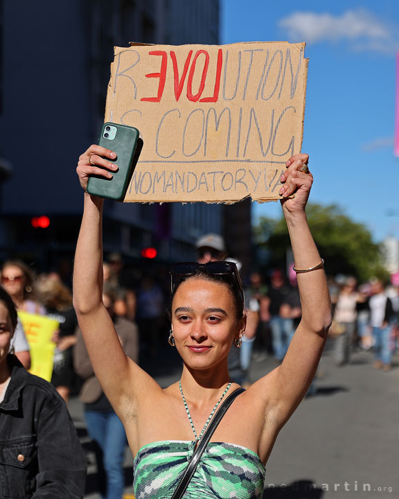 Freedom Rally, Brisbane Botanic Gardens