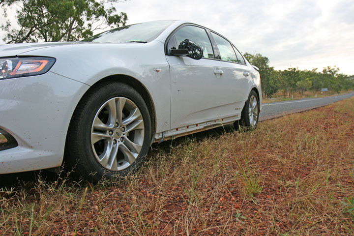 Car accident, Litchfield National Park, Northern Territory