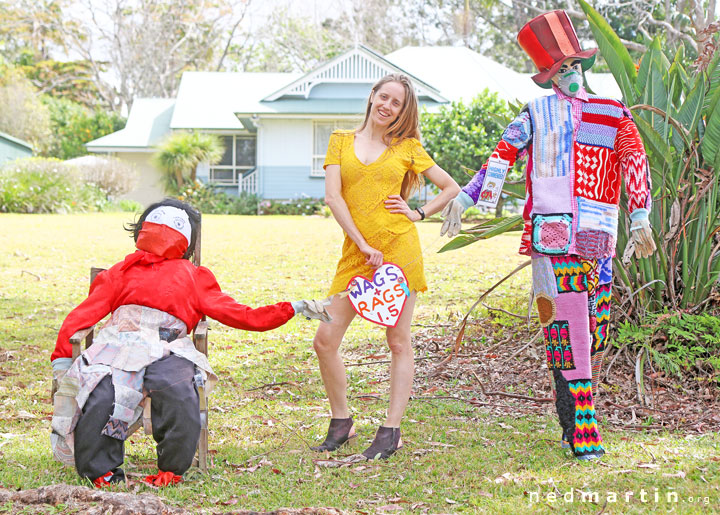 Bronwen at the Tamborine Mountain Scarecrow Festival