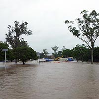 Flooding at Stones Corner