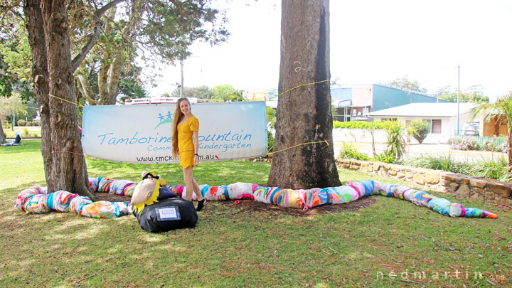 Bronwen at the Tamborine Mountain Scarecrow Festival