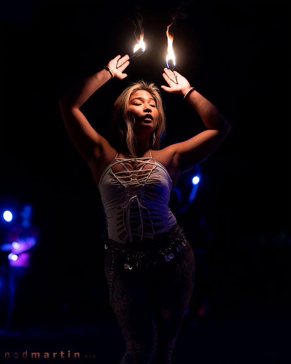 Emmanuellé Gomez, West End Fire Festival, Brisbane