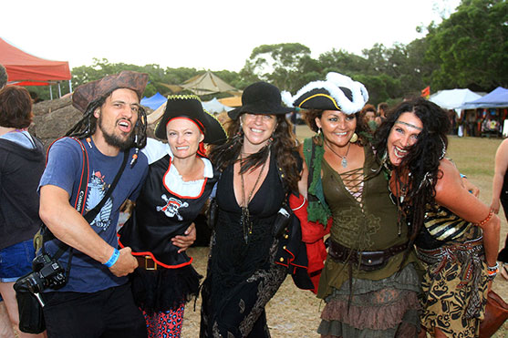 Many pirates were to be found at Island Vibe Festival