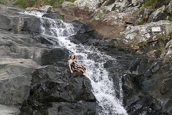 Bronwen discovers there is a waterfall