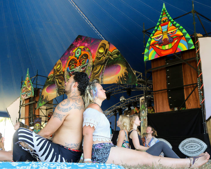 Yoga, Main Stage, Island Vibe Festival 2017, Stradbroke Island