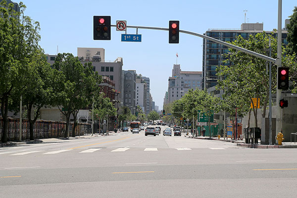 1st Street, Los Angeles