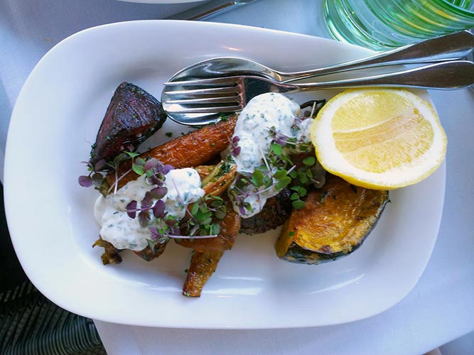 My side of vegetables at The Stokehouse