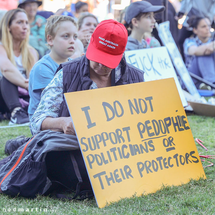 Freedom Rally, Brisbane Botanic Gardens