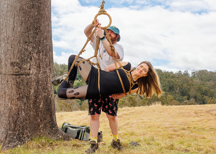 Shibari on the hilltop, Jungle Love Festival 2022