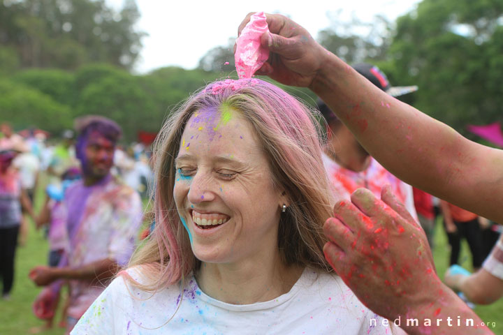 Bronwen at Brisbane Holi Celebrations