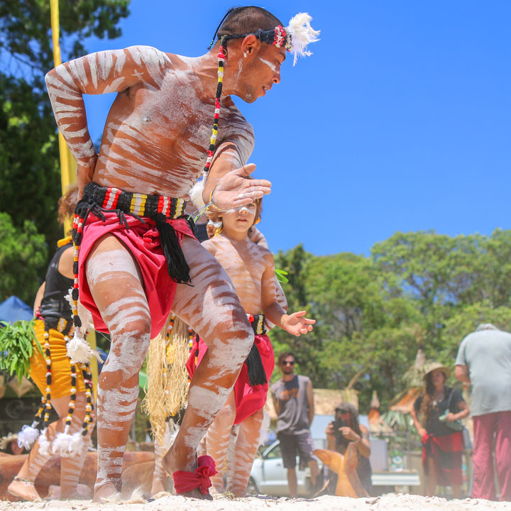 Yulu Burri Ba Dancers, Island Vibe Festival 2019, Stradbroke Island