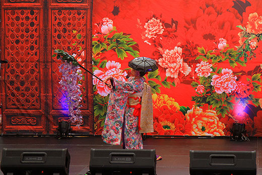 Dancers at Chinatown Mall