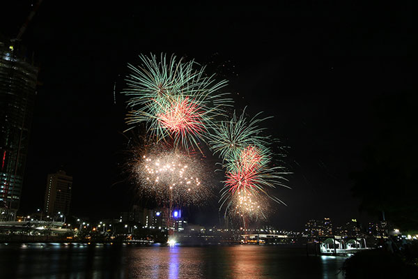 Southbank fireworks