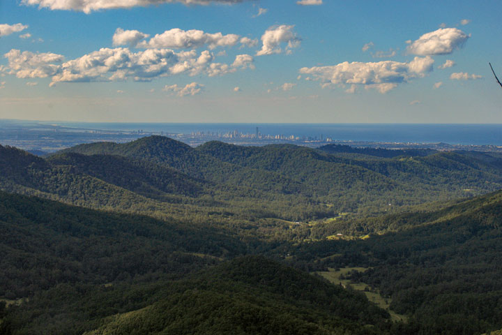 The Gold Coast from Mt Cougal