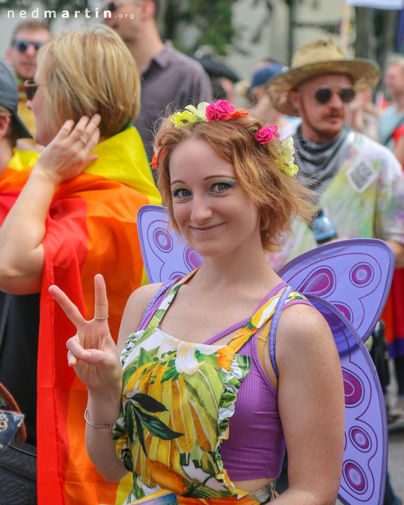 Pride Rally & March, Brunswick St, Fortitude Valley, Brisbane