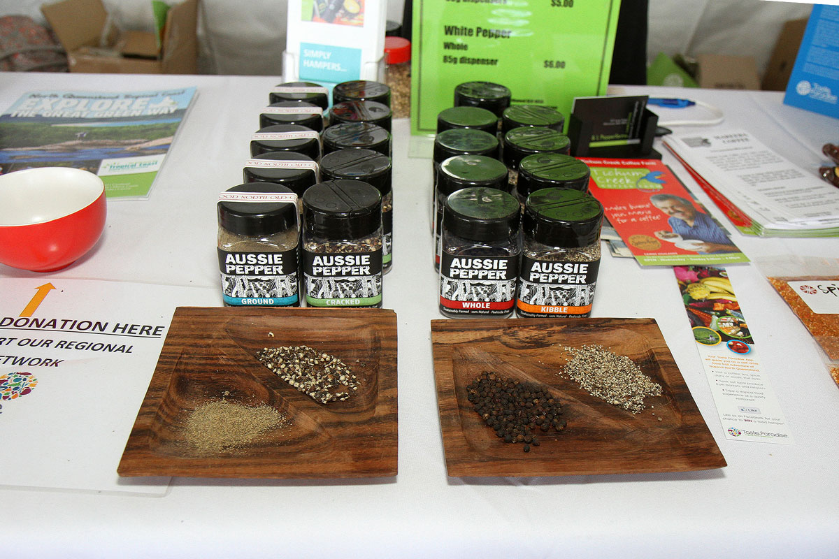 Many types of pepper at the Regional Flavours Festival