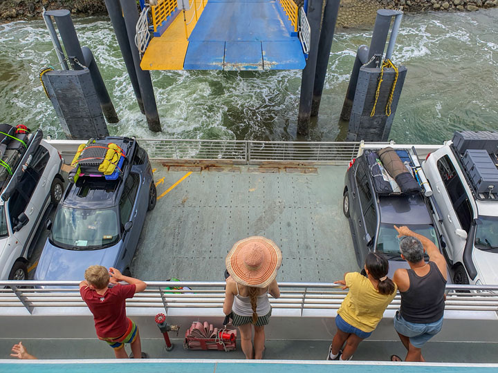 Bronwen, On the way to Moreton Island