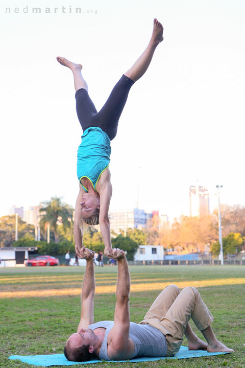 Acro at Davies Park, West End