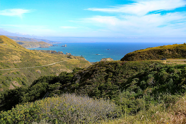 The windy road to Fort Bragg