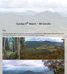 Clint, Bronwen & I climb Mt Greville.