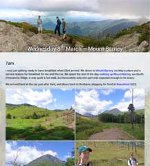 Clint, Maz & I climb Mt Barney via South Ridge.