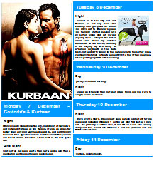 Kurbaan, work, & some geeky things.