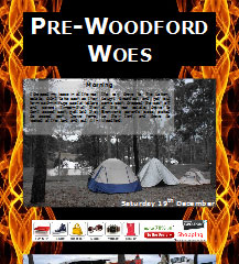 I set up camp at Woodford & remember why I don’t like Woodford.
