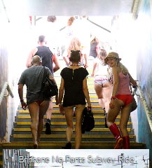 Brisbane No Pants Subway Ride & Sunset Gathering