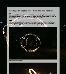 West End Fire Festival
