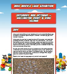 Maz & I go to the Bris Bricks Lego Expo after Bronwen & I went to Wellington Point instead.
