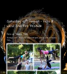 Acro & West End Fire Festival