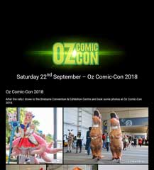 I photograph Oz Comic-Con 2018.