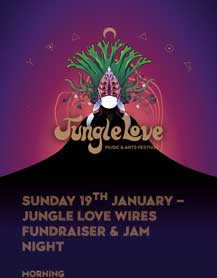 Bronwen & I attend the Jungle Love WIRES Fundraiser & Jam Night.