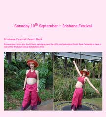 Bronwen & I go to Brisbane Festival.